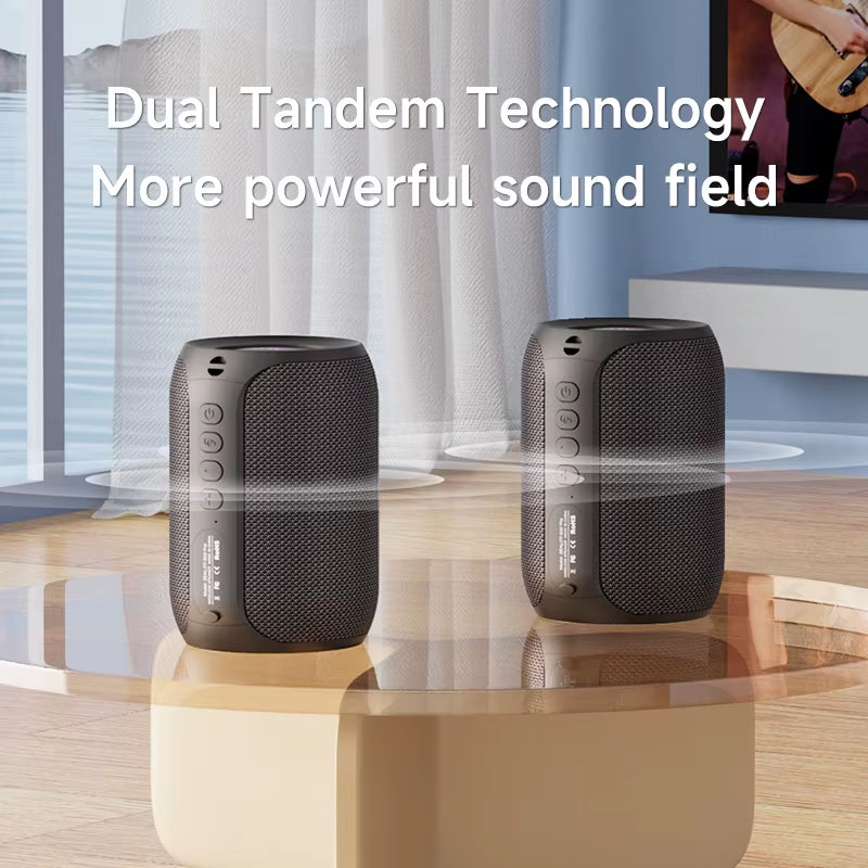 S32Pro Powerful Bluetooth Speaker – Wireless Bass Speaker with LED Lights, Outdoor Subwoofer, Recharges and Supports Multiple Devices