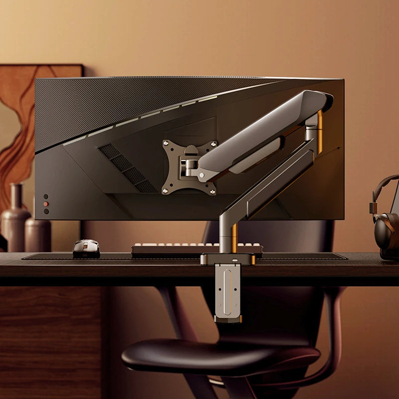 Universal Single Monitor Desk Mount – Adjustable Stand for 13"–32" Screens, Holds up to 19.8 lbs, VESA Compatible