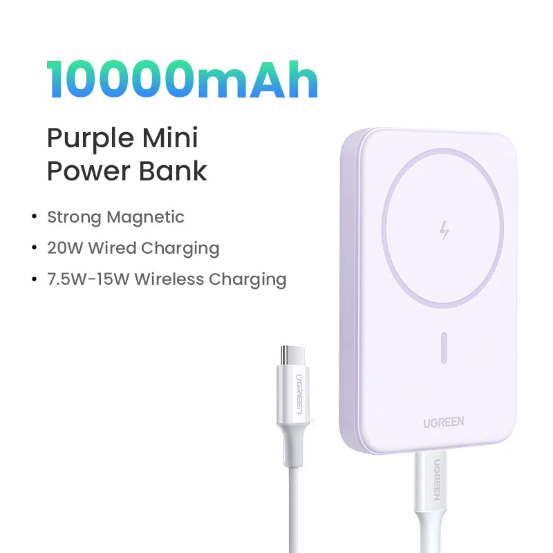 PD20W Power Bank Magnetic 10000Mah Portable Wireless Fast Charging Powerbank for Magsafe for Iphone 15 Pro Max 16 Pro