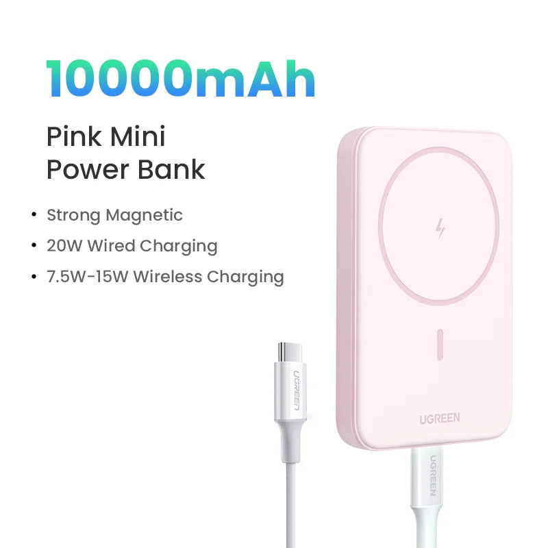 PD20W Power Bank Magnetic 10000Mah Portable Wireless Fast Charging Powerbank for Magsafe for Iphone 15 Pro Max 16 Pro