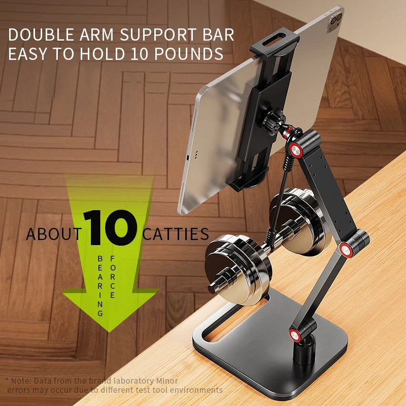 Portable Monitor VESA Stand up to 17" Adjustable 360° Swivel Bracket Tablet Holder Compatible with Tablet Desktop Clamp Stand