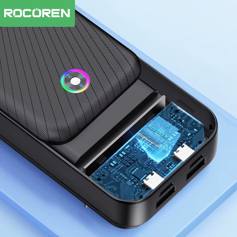 22.5W/35W Fast Charge Power Bank – 20000mAh/30000mAh Portable External Battery with QC & PD 3.0 for iPhone 16 Pro, iPad, and More