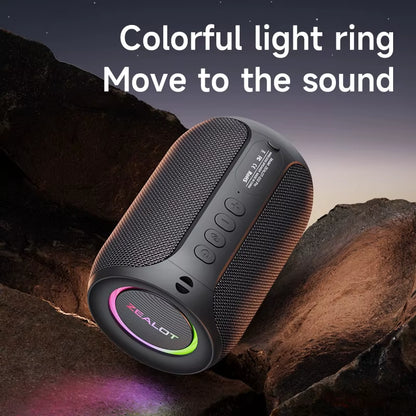S32Pro Powerful Bluetooth Speaker – Wireless Bass Speaker with LED Lights, Outdoor Subwoofer, Recharges and Supports Multiple Devices