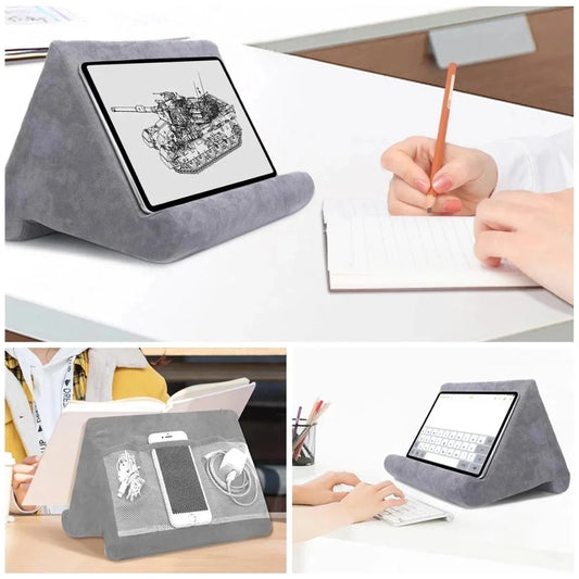 Sponge Pillow Tablet Holder for Ipad Samsung Huawei Xiaomi Tablet Holder Mobile Phone Support Pillow Multi-Angle Reading Stand