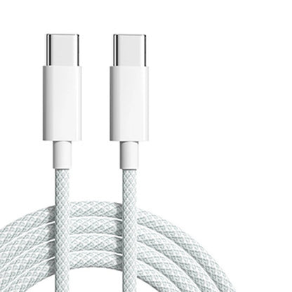 60W USB-C to USB-C Fast Charging Cable – 6A Type-C Data Charger for iPhone 15/16, Samsung, Xiaomi & More