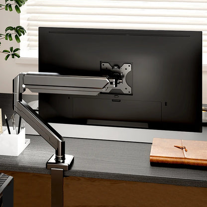 Universal Single Monitor Desk Mount – Adjustable Stand for 13"–32" Screens, Holds up to 19.8 lbs, VESA Compatible