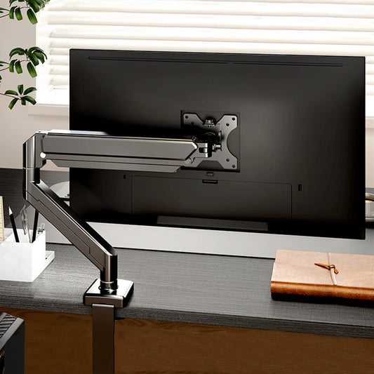 Universal Single Monitor Desk Mount – Adjustable Stand for 13"–32" Screens, Holds up to 19.8 lbs, VESA Compatible