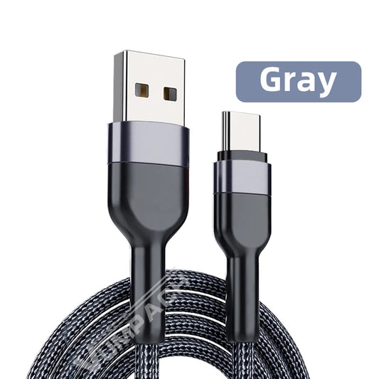 Fast USB-C Charging Cable – Type-C Data Cord for Samsung S21, Xiaomi, Vivo, iPhone 15/16, Huawei & More
