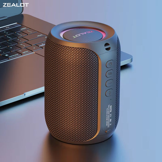 S32Pro Powerful Bluetooth Speaker – Wireless Bass Speaker with LED Lights, Outdoor Subwoofer, Recharges and Supports Multiple Devices